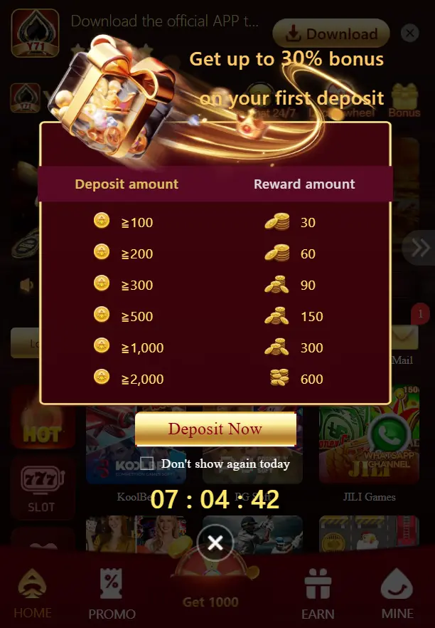 Y71 Game vip Level